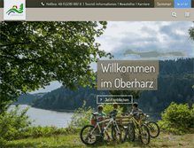 Tablet Screenshot of oberharz.de